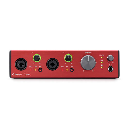 כרטיס קול FOCUSRITE CLARETT+ 2 PRE USB-C