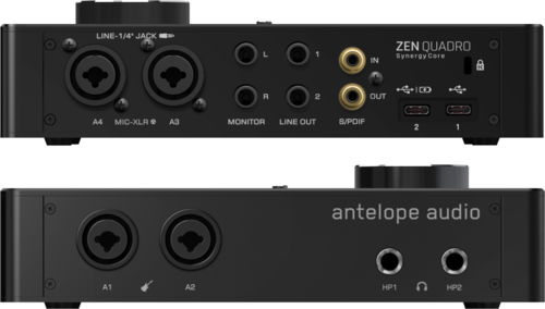 כרטיס קול Antelope Audio Zen Quadro Synergy Core Portable USB-C Audio Interface