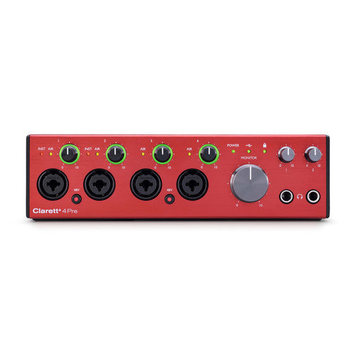 כרטיס קול FOCUSRITE CLARETT+ 4 PRE USB-C