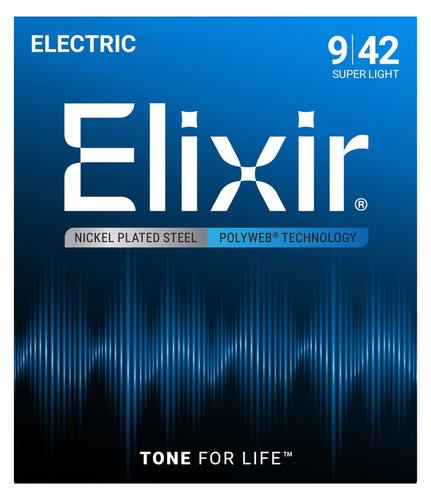 סט מיתרים לחשמלית ELIXIR POLYWEB 12000 09-42