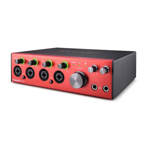 כרטיס קול FOCUSRITE CLARETT+ 4 PRE USB-C