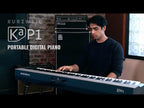 פסנתר חשמלי 88 קלידים נייד שחור KURZWEIL KA P1 LB
