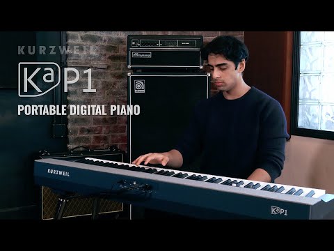 פסנתר חשמלי 88 קלידים נייד שחור KURZWEIL KA P1 LB